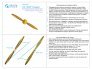 1/32 Wooden Propellers Wolff for Roden image 1
