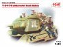1/35 Soviet T-34/76 with 4 x Soviet Tank Rider figures