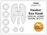 1/72 Hawker Sea Hawk + wheels masks