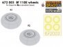 1/72 Bf 110 E wheels (EDU)