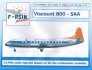 1/144 Viscount 800 - South African (silk-screened decals)