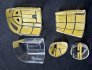 1/48 North-American B-25C/D Mitchell canopy frame paint mask image 3