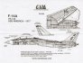 Decals 1/32 F-14A Tomcat VF-142 Ghostriders USS America image 1