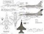 Microscale D�calcomanies F-16C 1/72