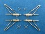 Scale Aircraft 1/48 Train d'atterrissage m�tal Mosquito