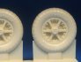1/32 Messerschmitt Bf-109E/F Mainwheels with Ribbed Tires image 1