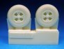 1/72 Hawker Tempest Mainwheels  Smooth Tread. image 1