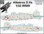 1/32 Albatros D.V/D.Va Light Plywood transparent image 1