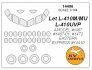 1/144 Let L-410 + side windows on fuselage and wheels masks