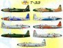 Aztec 1/48 Decals Lockheed T-33 Shooting Star Mexiko