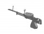 1/48 Vickers K light machine gun, Great Britain, pre-war and WWI