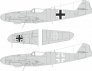Mask 1/24 Bf 109G-5/6 national insignia for Airfix