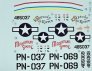 1/48 Decals P-80A Shooting Star over USA (HOBBYB) image 1
