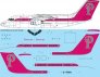 1/144 Princess Air BAe 146-200 laser decal for Revell kit