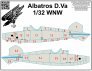 1/32 Albatros D.V/D.Va Natural/Lt.Wood, base white image 1