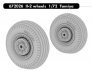 BRASSIN 1/72 Il-2 wheels (TAM) image 1