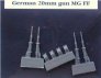 Aires Upgrade set: German 20mm guns MG FF
