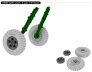 BRASSIN 1/48 Spitfire wheels  5 spoke (EDU) image 1