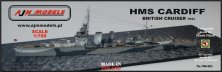1/700 Hms Cardiff 1943