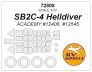1/72 SB2C-4 Helldiver masks for Academy
