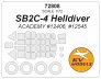 1/72 SB2C-4 Helldiver masks for Academy
