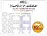 1/48 Sukhoi Su-27UB Flanker-Cmasks Double sided for Kitty Hawk