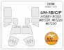 1/72 Bell UH-1B/C/F Huey paint masks