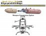 1/48 M18 gun pod with M134 Minigun for Cessna O-2A image 6
