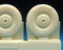 1/72 Bristol Beaufighter Mk.X Late Wheels  Treaded image 1