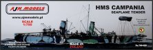 1/700 Hms Campania WWI sea plane tender