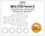 1/72 Mikoyan MiG-37B Ferret E Double-sided masks masks