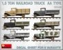1/35 1,5 Ton railroad truck AA type image 1