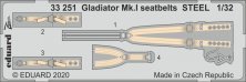 1/35 1/32 Gladiator Mk.I seatbelts STEEL