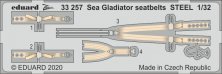 1/32 Sea Gladiator seatbelts STEEL