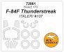 1/72 Republic F-84F Thunderstreak masks