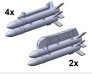 1/48 Saab 105 Sk60 13,5 cm m/56 rockets x 12 w. pylons