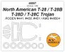1/48 North-American T-28 Trojan + wheels masks