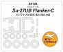 1/48 Sukhoi Su-27UB Flanker-C masks for Kitty Hawk
