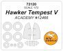 1/72 Hawker Tempest Mk.V masks