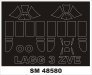 1/48 Lavochkin LaGG-3 for Zvezda canopy frame paint mask