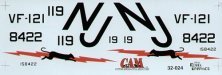 Cam Decals 1/32 McDonnell F-4B Phantom VF-121