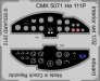 1/32 Heinkel He 111H/P  Instrument panels (REV) image 1