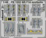 1/48 SR-71A seatbelts STEEL