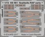 1/72 Seatbelts RAF early STEEL kits