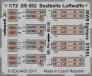 1/72 Seatbelts Luftwaffe WWII fighters STEEL kits