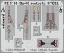 1/48 Su-33 seatbelts STEEL