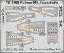 1/48 Fulmar Mk.II seatbelts STEEL for Trumpeter