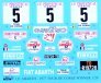 1/20 Fiat 131 Abarth Tour de Corse 1977 Winner decal