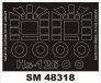 Montex 1/48 Hs-126 Canopy Paint Masks ICM