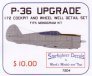Upgrade-Set P-36 Hawk 1/72 Monogram Cockpit Komplett